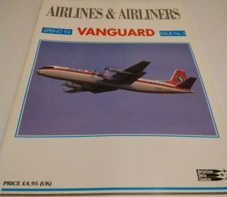 Airlines And Airliners Vanguard Vintage Paperback Publication