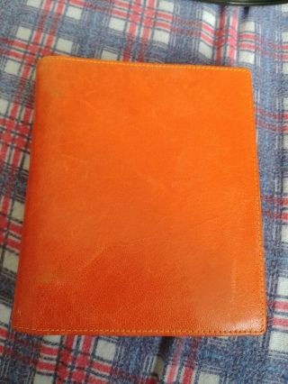 Smythson Of Bond Street Small Leather Diary Folder