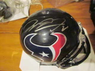 Will Fuller Houston Texans Signed Mini Helmet