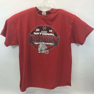 Ohio State Buckeyes 2014 National Champions Graphic T - Shirt Men’s Xl