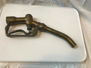 Vintage Brass Gas Pump Nozzle – Buckeye M - Pat’d May 18,  1926.