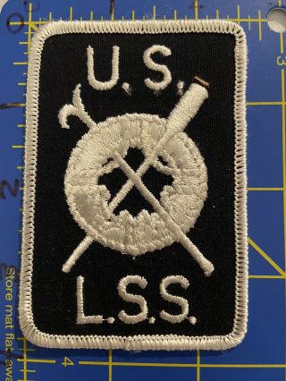 Vintage U.  S.  L.  S.  S.  Patch Us Lss Logistics Specialist Submarine Navy Naval E - 3