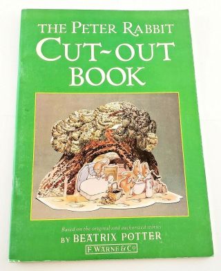 The Peter Rabbit Cut Out Book By Beatrix Potter 1985