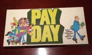 Vintage Payday Board Game 1975 Classic Edition Parker Brothers Complete