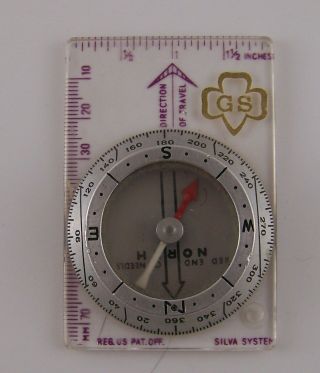 Vintage Girl Scouts Compass Silva System