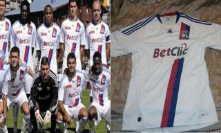 Olympique Lyonnais Lyon Adidas Home 2010 - 11 Football Shirt Trikot Retro Vintage