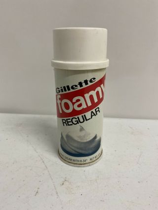 Vintage Gillette Foamy Shaving Cream Regular