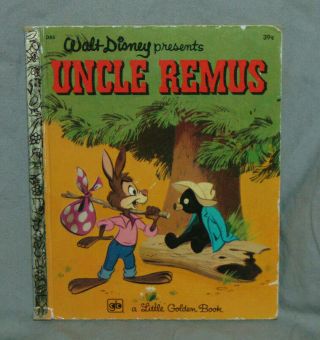 Vintage Walt Disney Uncle Remus Little Golden Book D85 Estate Fresh 1972