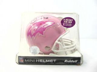 Baltimore Ravens Haloti Ngata 92 Signed Riddell Mini Helmet Pink