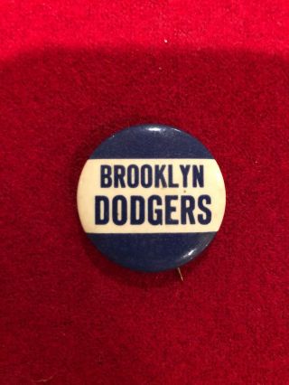 Vintage Brooklyn Dodgers Baseball Pin