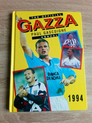The Official Gazza Paul Gascoigne Annual 1994 Vintage Football/soccer Hardback