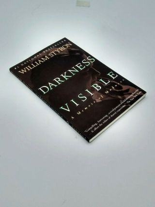 Darkness Visible: A Memoir Of Madness By William Styron (vintage Paperback 1992)