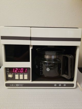 Vintage Mr.  Coffee Spacemaker Model Utc 300 With Glass Carafe