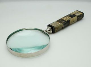 Vintage Hand Held Magnifying Glass Decorative Handle