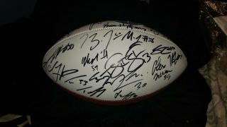 2019 - 20 Tennessee Titans Signed Autographed Team Football