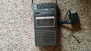 Vintage Ge 3 - 5001a Portable Cassette Recorder