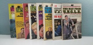 Eight Vintage " The Man From U.  N.  C.  L.  E.  " Paperbacks Ace Books