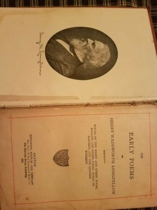 The Early Poems Of Henry Wadsworth Longfellow.  Illustrated Excelsior Edition