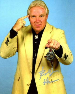 Wwe Bobby The Brain Heenan Hand Signed Autographed 8x10 Photo With 10