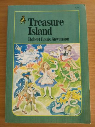 Treasure Island By Robert Louis Stevenson (paperback,  1954)
