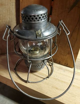 Canadian Pacific Railway Cpr Adlake Kero Railroad Lantern Vintage Brass Parts
