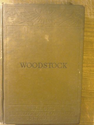 Woodstock By Sir Walter Scott.  Adam And Charles Black.  1908.