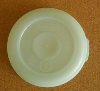 Vintage Rubbermaid Servin Saver Replacement Sheer Blue Lid 1 Round