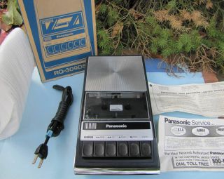 Vintage 1977 Panasonic Portable Cassette Recorder Player Rq - 309ds