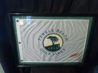 John Daly Autographed Signed Pebble Beach Golf Course Links Sewn Flag