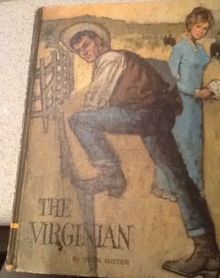 The Virginian By Owen Wister 1968 Vintage Hardback Book Western
