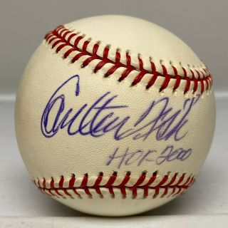 Carlton Fisk " Hof 2000 " Signed Baseball Autographed Auto Jsa White Sox