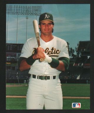 Oakland Athletics Jose Canseco 10 " X 8 " Photo - 1989