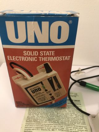 Vintage Uno Solid State Electronic Thermostat For Photographic Processing Boxed