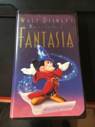 Fantasia (vhs,  1991) Disney,  Vintage,  Kids,  Micky Mouse,  1990 