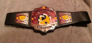 Memphis Grizzlies Nba Grizzlyweight Wrestling World Championship Belt Read Detai