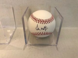 Don Mattingly Signed Authentic Baseball York Yankees W/case Holograms