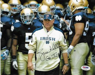 Brian Kelly Autographed Signed 8x10 Photo Psa/dna Notre Dame Irish X42361