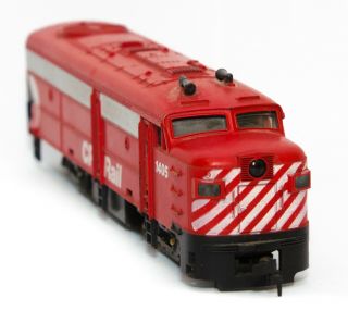 Vintage Ho Train Locomotive Cp Rail 1405 Red Made In Austria