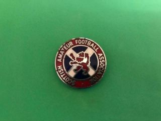Vintage Scotland Amateur Football Association Enamel Badge