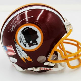 Santana Moss Autographed Washington Redskins Mini Helmet (jsa)