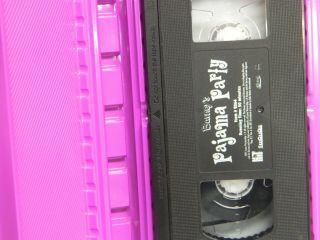 VINTAGE VHS Movie BARNEY`S PAJAMA PARTY Plays Well 2001 Pre Owned// 3