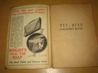 Vintage Tit - Bits Cookery Book 763 Recipes And Household Hints c1920s: Paperback 2