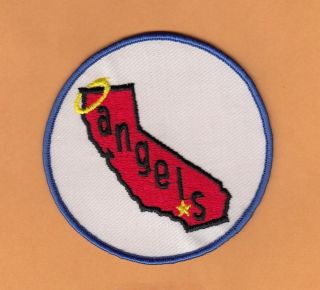 1960s Old Logo California Angels Large 4 Inch Patch Stock