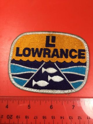 Lowrance Fishing Patch Vintage Marine Electronics Fish Finders Fishing Lure