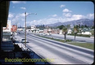 7 Vtg 1960s 35mm Slides Santa Ana California Street Scene Apartment Building