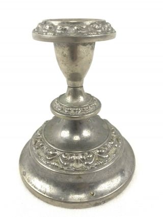 Vintage Silver Plated Candle Stick Made In England By Ianthe Very Old Piece