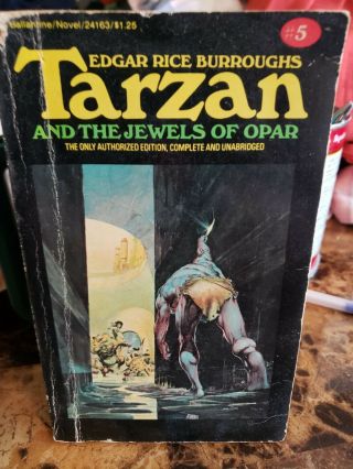 Tarzan And The Jewels Of Opar 5 By Edgar Rice Burroughs (paperback,  1976)