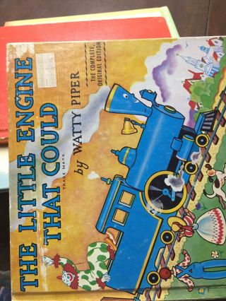 The Little Engine That Could By Watty Piper 1954 Edition Yellow Vintage The Co