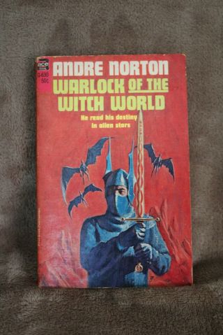 Warlock Of The Witch World By Andre Norton - - Ace G - 630 (paperback,  1967)