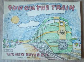 York Haven & Hartford Rr Dining Car Coloring Book Fun On The Train